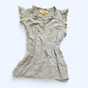 Loft-petite‎ Women's Light Blue Blouse